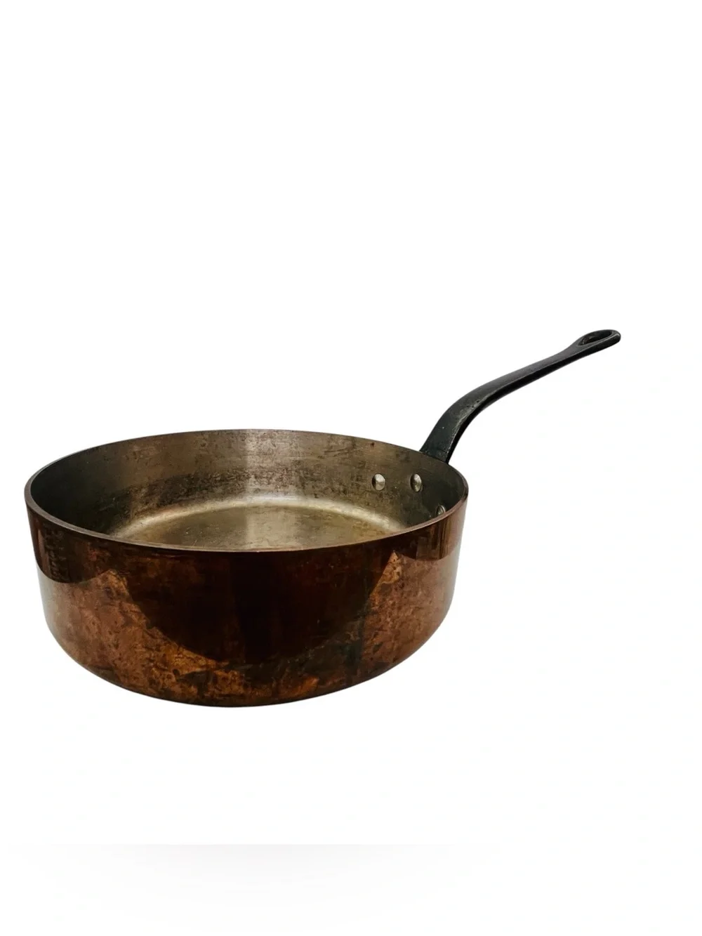 E. Dehillerin France Hammered Copper Pan